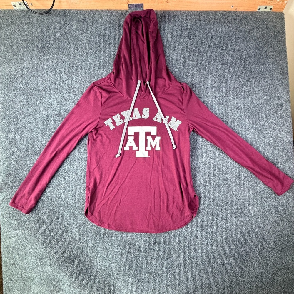 Colosseum NCAA Texas A&M Aggies Football Hoodie Womens Small Red Athletic Sports